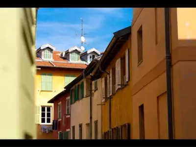 a view of a city street with buildings and roofs at Charming Apartment in Nice in Nice