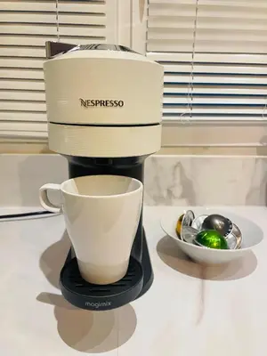 a coffee maker and a cup on a counter at Old Town Nice Place Rossetti Themed 2BR Apartment Full Air Conditioning in Nice