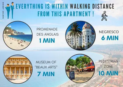 a collage of photos of different cities and landmarks at Nestor&Jeeves - CHILL LOUNGE - City center, close sea in Nice