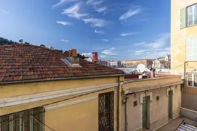 a view from the roof of a building at MY CASA - MOULIN - Stunning 1 bedroom Apt on the Port in Nice