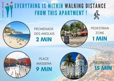 a collage of photos of different places in malta and the beach at Nestor&Jeeves - ESCAPADE - Central - Near Beach in Nice