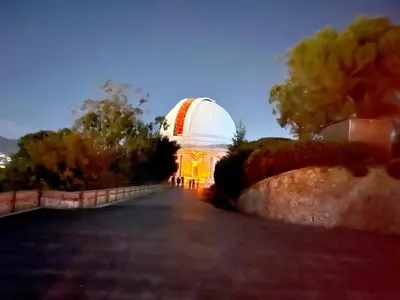 a building with a white dome on top of it at Shared Duplex Apartment Nice-Port in Nice