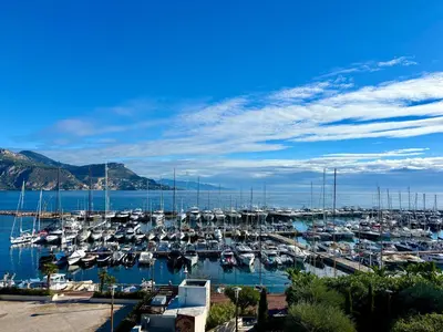 a bunch of boats docked in a harbor at Centre Village CAP FERRAT in Saint-Jean-Cap-Ferrat