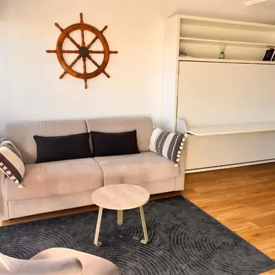 Heliotel Marine Studio avec balcon au 4eme étage à 200m de la mer
