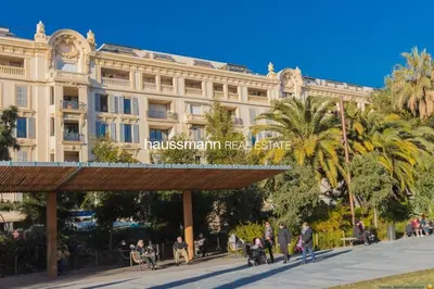 a large building with people walking in front of it at Superbe studio Nice hyper centre immeuble standing in Nice
