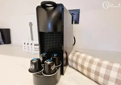 a group of binoculars sitting on the floor in a room at Centre-ville Proche gare in Nice