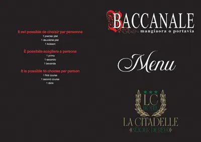 a set of labels and logos for a restaurant at Hotel La Citadelle in Villefranche-sur-Mer
