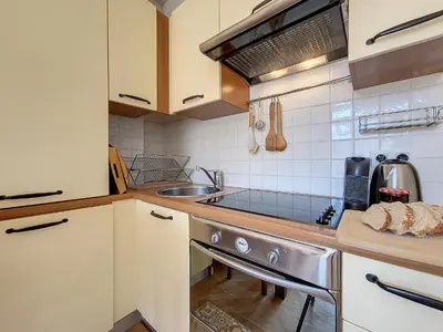 a kitchen with a sink and a stove at Nestor&Jeeves - PANTAI - Near Beach - Balcony in Nice