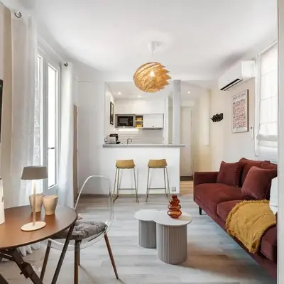 Nice Renting - 35b MASSENA - Chic Cosy Calm Balcony Massena Pedestrian Heart
