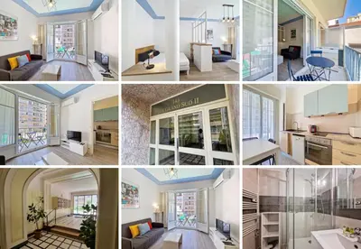 a collage of photos of a apartment at Nestor&Jeeves - ESPRIT SUD - Near Promenade des Anglais in Nice