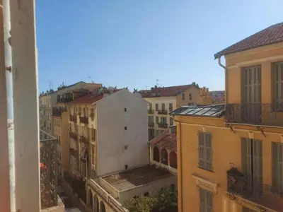 a view of a city from a building at Heart of city 62m2 in Nice