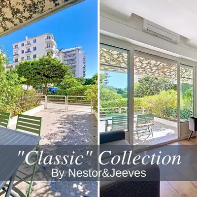 Nestor&Jeeves - MANEL - Terrasse et acces direct Promenade des Anglais