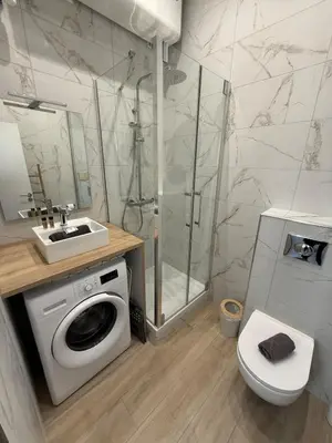 a bathroom with a shower and a toilet and a sink at Studio Rio - Jean Médecin - La Riviera LCD in Nice
