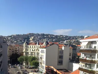 a view of a city with buildings at Appartement Terrasse Quartier Liberation in Nice