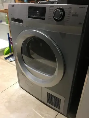 a washing machine sitting on top of a counter at Superbe Studio in Nice at 450m from the sea with Clim in Nice