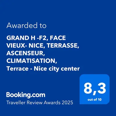 Gallery image of GRAND H -F2, FACE VIEUX- NICE, TERRASSE, ASCENSEUR, CLIMATISATION, Terrace - Nice city center in Nice