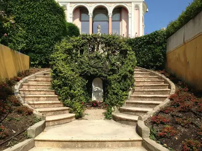 a set of stairs in front of a building at F2 Centre - Gare in Nice