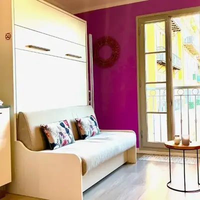 ApartHotel Riviera Nice Côte d'Azur - Old Town - Studio AC - Sea View - 50m Promenade des Anglais- LA MAISON LINDA