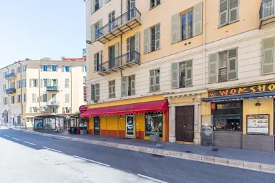 a street with buildings on a city street at Cosy 1 Bdr Place Garibaldi & Place du Pin in Nice