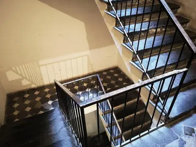 an overhead view of stairs in a building at Ze Perfect Place - Spacieux appartement - Cours Saleya - 2 CHB - 2 SDB - AC in Nice