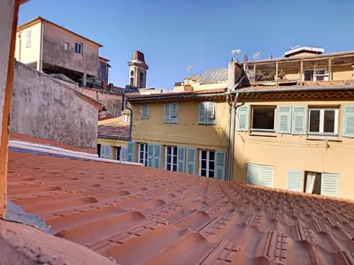 a view from the roof of a building at Le Mirador du Vieux Nice in Nice