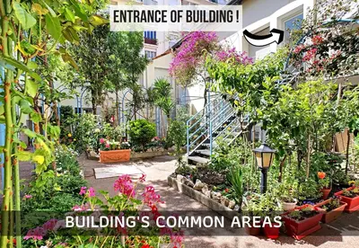 a greenhouse filled with lots of plants and flowers at Nestor&Jeeves - SECRET BEACH DUPLEX - Very close sea - Atypical in Nice