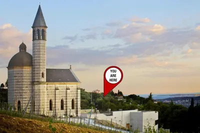 a sign in front of a church with a building at Maison Casa Milesa - Calme, Spa privatif sur demande, Parking securisé, à 12 min des plages in Nice