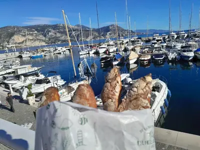 a bunch of boats are docked in a marina at Beauty in Saint-Jean-Cap-Ferrat