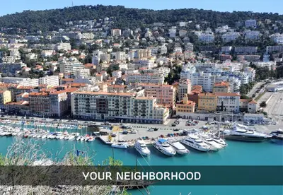 a view of a harbor with boats in the water at Nestor&Jeeves - BLUE PEARL - Port area - Close Old Town in Nice