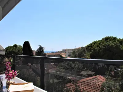a view from the balcony of a apartment at Appartement Neuf 3 Pièces avec Terrasse et Garage, Cagnes-sur-Mer - FR-1-252A-88 in Cagnes-sur-Mer