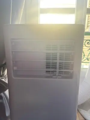 a white refrigerator with a window in a room at NICE - Central 100m plage- Negresco - IDEAL COUPLE in Nice