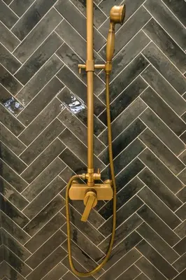 a shower with a hose attached to a wall at CASA ALMA. Hyper Centre. Luxe. in Nice