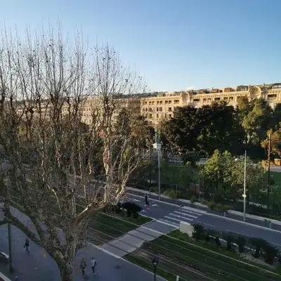 2 pièces vieux Nice vue coulée verte