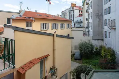 an overhead view of a building in a city at L19 1BDR Massena central 2mins Sea/PromenadeAC/Balcony in Nice